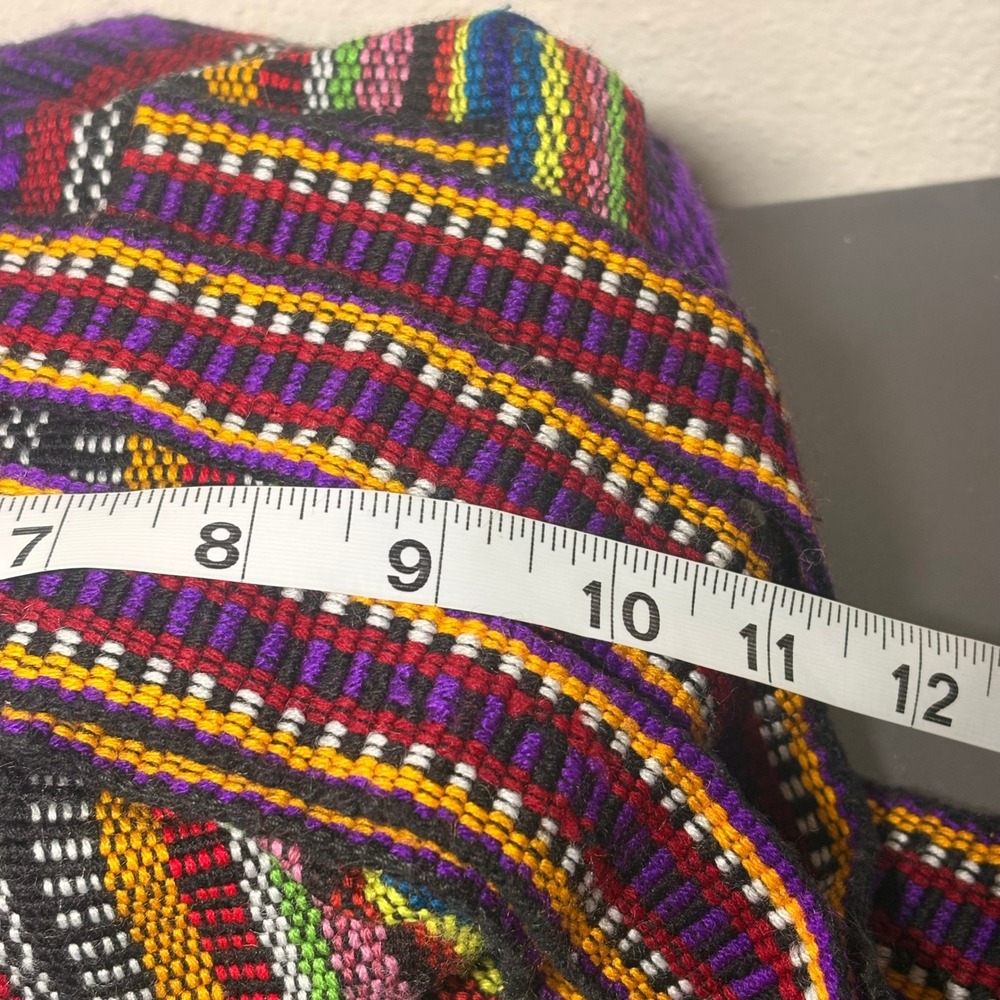 Pinzon Mini Backpack Unisex Small Multicolor Excellent Woven Boho Rucksack - Picture 6 of 9